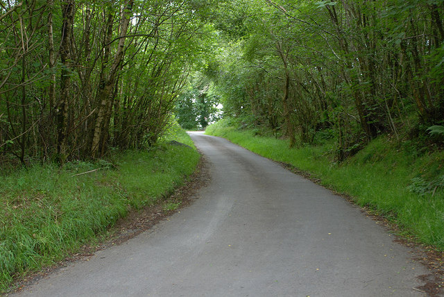 Steep hill on the back road